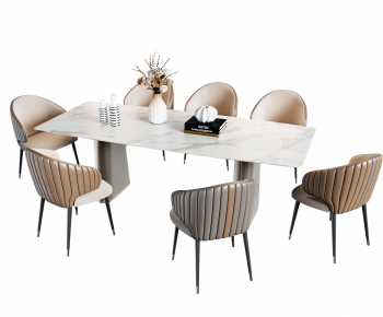 Modern Dining Table And Chairs-ID:762226107