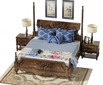 American Style Double Bed-ID:207601071