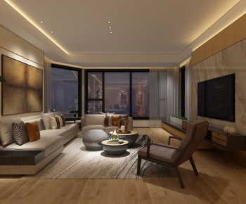 Modern A Living Room-ID:245069032