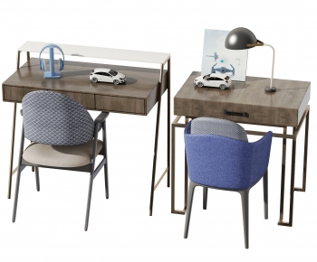 Nordic Style Computer Desk And Chair-ID:310524945