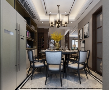 New Chinese Style Dining Room-ID:833544973