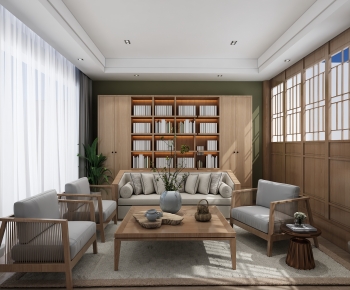 Japanese Style A Living Room-ID:339247942