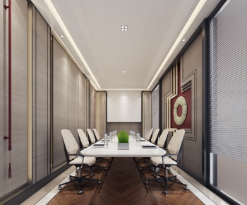 New Chinese Style Meeting Room-ID:552392961