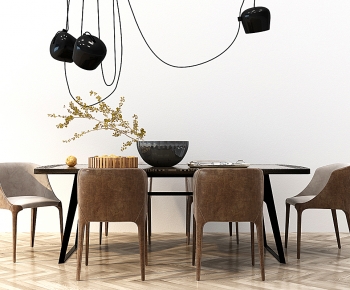 Modern Dining Table And Chairs-ID:620656017