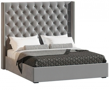 Modern Double Bed-ID:217484951