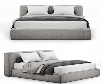 Modern Double Bed-ID:441220057