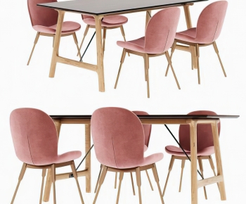 Modern Dining Table And Chairs-ID:868110794