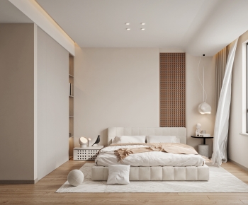 Modern Wabi-sabi Style Bedroom-ID:720105892