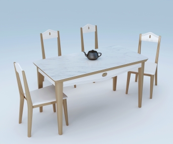 Modern Dining Table And Chairs-ID:209989071