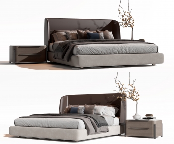 New Chinese Style Double Bed-ID:460178912