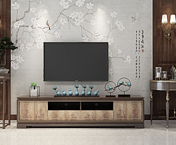 New Chinese Style TV Cabinet-ID:743624933