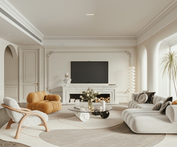 French Style A Living Room-ID:325918913