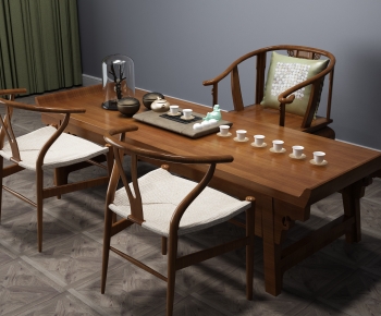 New Chinese Style Tea Tables And Chairs-ID:719571158