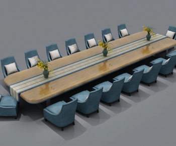 New Chinese Style Conference Table-ID:940956125