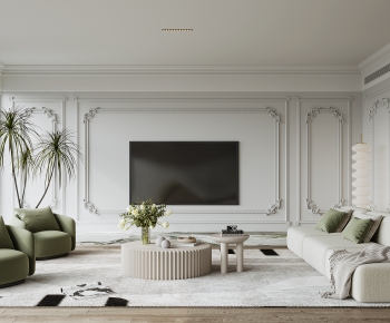 French Style A Living Room-ID:959462882