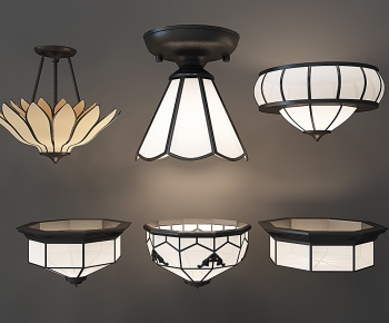 New Chinese Style Ceiling Ceiling Lamp-ID:525415906