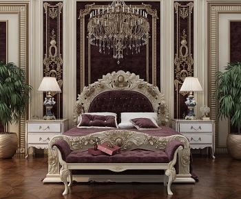 European Style Double Bed-ID:271053085