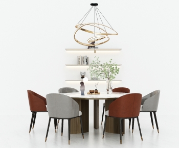 Modern Dining Table And Chairs-ID:289607056