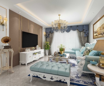 European Style A Living Room-ID:330181143