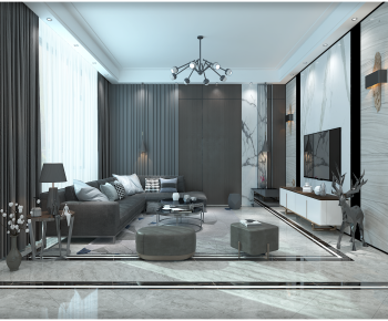 Modern A Living Room-ID:259248023