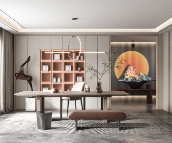 Modern New Chinese Style Study Space-ID:103069078