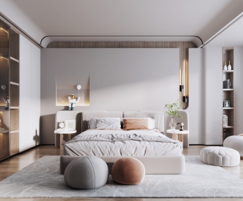 Modern Wabi-sabi Style Bedroom-ID:479259973