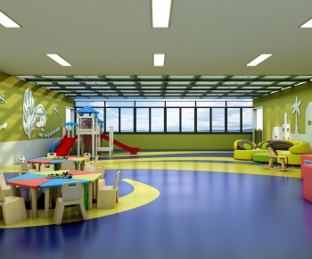 Modern Children's Kindergarten-ID:714685927