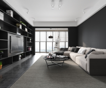 Modern A Living Room-ID:859894046