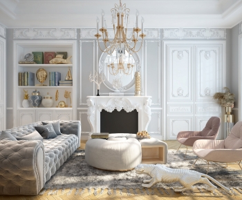 European Style A Living Room-ID:818777089