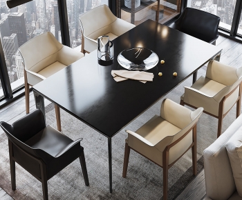 Modern Dining Table And Chairs-ID:252969359
