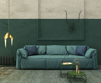 Nordic Style A Sofa For Two-ID:981829224