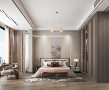 New Chinese Style Bedroom-ID:772844085