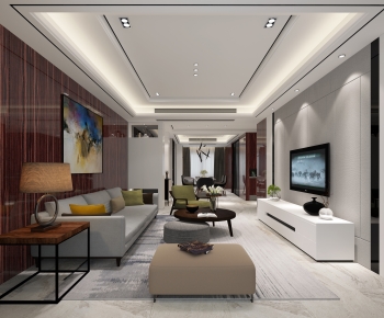 Modern A Living Room-ID:764796976