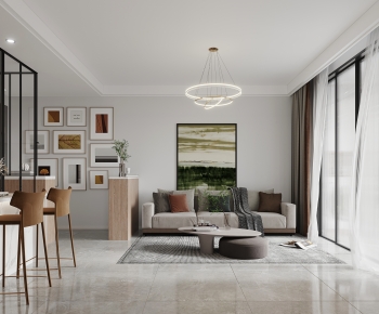 Modern A Living Room-ID:820240972