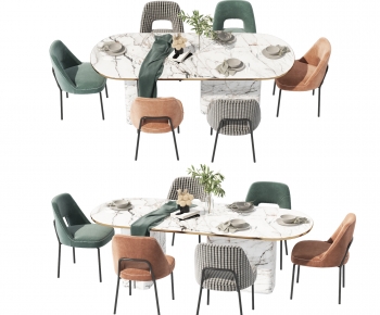 Modern Dining Table And Chairs-ID:119109273