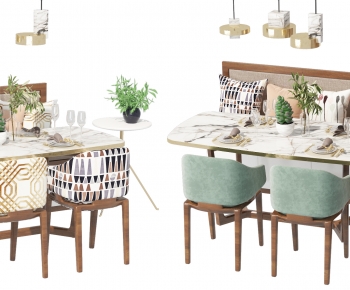 Nordic Style Dining Table And Chairs-ID:182988888