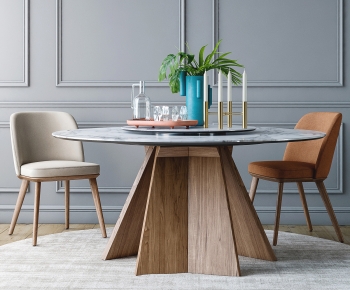 Modern Dining Table And Chairs-ID:444616089