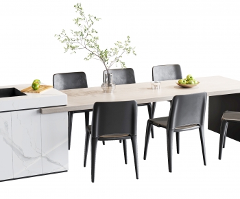 Modern Dining Table And Chairs-ID:552660942