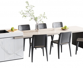 Modern Dining Table And Chairs-ID:391263018