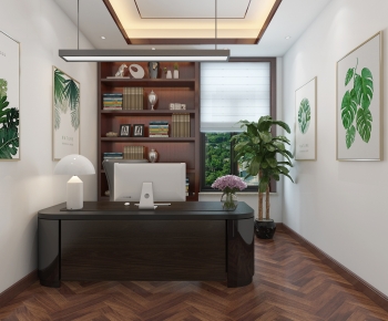 New Chinese Style Manager's Office-ID:327536111