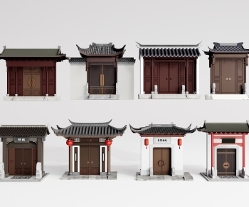 Chinese Style Door-ID:379185916