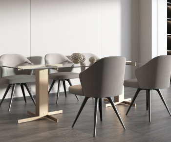 Modern Dining Table And Chairs-ID:356956962