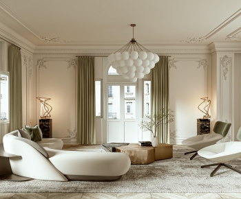 Wabi-sabi Style A Living Room-ID:601228001