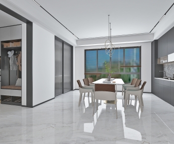 Modern Dining Room-ID:955375911