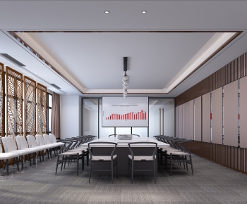 New Chinese Style Meeting Room-ID:833723074
