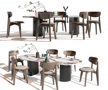 Modern Dining Table And Chairs-ID:706361065