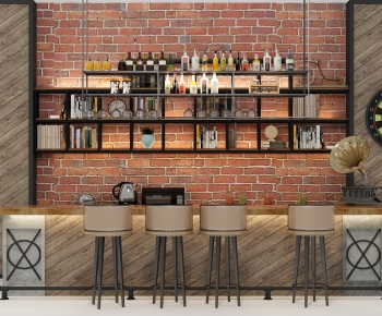Industrial Style Counter Bar-ID:968126068