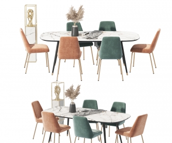 Modern Dining Table And Chairs-ID:220942972