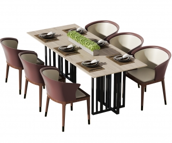 Modern Dining Table And Chairs-ID:955266953