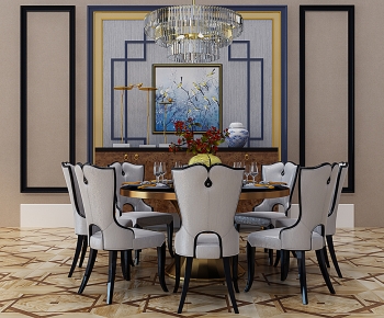 European Style Dining Table And Chairs-ID:636776925